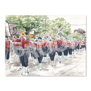 2026 Watercolor Print - Marching Band