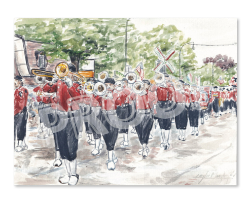 2026 Watercolor Print - Marching Band