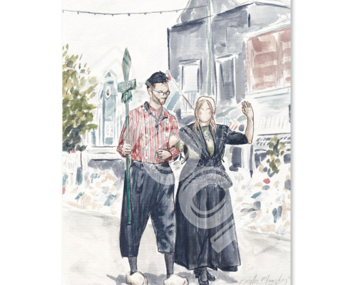 2026 Watercolor Print - Costumes